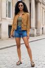 Roman Natural Suedette Button Jacket - Image 2 of 7