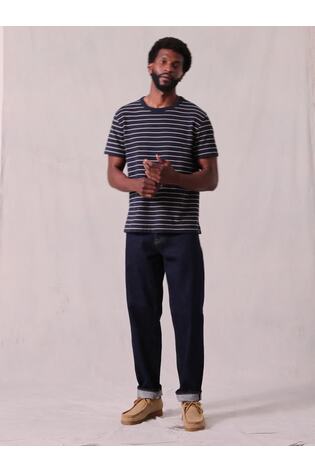 Dark Navy Straight Fit Selvedge Jeans - Image 2 of 8