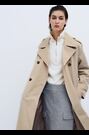 Mango Brown Double-Button Trench Coat - Image 2 of 8