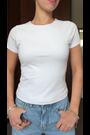 White Fitted Short Sleeve T-Shirt - Image 2 of 7