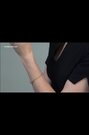 Karen Millen Gold Tone Crystal Flow Bracelet - Image 2 of 6