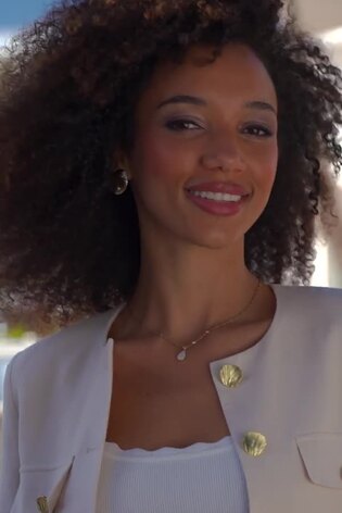 Sosandar Cream Collarless Jacket - Image 2 of 6