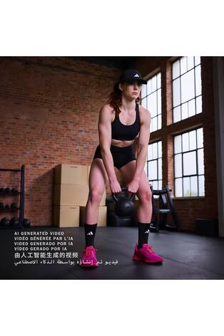 adidas Black/White Performance Cushioned Low Socks 3 Pack - Image 2 of 6