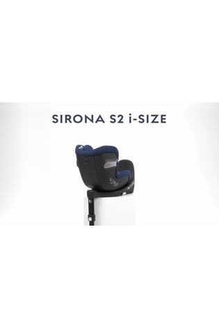 Cybex Black Sirona S2 i-Size 3 months-approx 4 years 360 Rotating ISOFIX Car Seat - Deep Black
