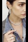 Aela Silver Tone Watch Strap Necklace - Image 2 of 4