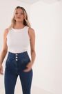 Quiz Blue Skinny Jeans - Image 2 of 6