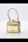 Dune London Gold Santerini Micro Frame Grab Bag - Image 2 of 4