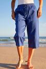 Roman Blue Drawcord Beng Culottes Trousers - Image 2 of 5