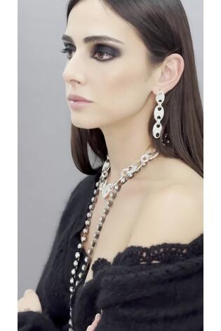 Aela Silver Tone Link Chain Necklace - Image 1 of 1