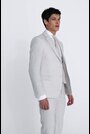 MOSS Natural Slim Fit Puppytooth Linen Suit Jacket - Image 2 of 5