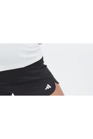 adidas Black Maternity Pacer Woven Stretch Training Shorts - Image 2 of 9