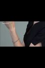 Karen Millen Silver Tone Crystal Flow Bracelet - Image 2 of 6