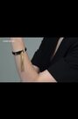 Karen Millen Gold Tone Metallic Fringe Cuff Bracelet - Image 2 of 5