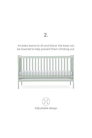 CuddleCo Green Nola 2 Piece Nursery Furniture Set - Image 2 of 7