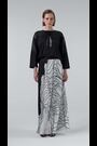 leem Black Foil Printed Batwing Sleeve Blouse - Image 2 of 6