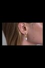 Ted Baker Gold Tone/Pearl & Crystal IVY: Icon Charm Heart Bow Drop Earrings - Image 2 of 5