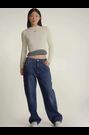 Tommy Jeans White Cable Script 100% Cotton Jumper - Image 2 of 8