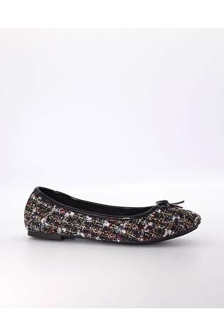 Dark Black - Dune London – Hallo – Ballerinas mit Anhängern und Besatz aus Leder - Bild 2 von 6 Dark Black - Dune London – Hallo – Ballerinas mit Anhängern und Besatz aus Leder - Bild 2 von 6