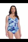 Fantasie Blue Dazzling Saunton Sands Underwire Twist Front Tankini Top - Image 2 of 7