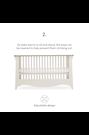 Cuddleco Cream Clara 2 Piece Nursery Furniture Set - Image 2 of 7