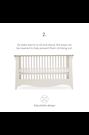 CuddleCo 3 Piece Cream Cashmere Clara Nursery Furniture Set - Image 2 of 8