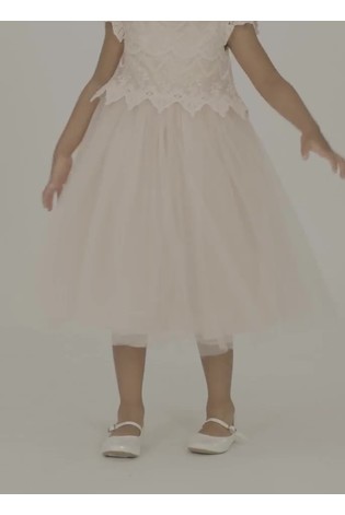 Angel & Rocket Pink Lucy Lace Dress - Image 2 of 5 Angel & Rocket Pink Lucy Lace Dress - Image 2 of 5