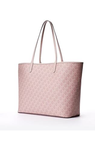 Buy Lauren Ralph Lauren Pink Coated Canvas Medium Collins Tote Bag from Next Lithuania