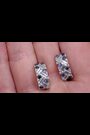 The Diamond Store Blue Topaz Sapphire and Diamond Stellato Earrings in 9K White Gold Tone - Image 2 of 6
