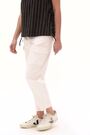 Roman White Cotton Cargo Stretch Trousers - Image 2 of 6