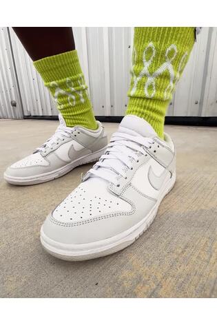 Nike Grey Dunk Low Trainers - Image 2 of 12