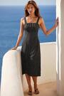 Чорний - Roman Polka Dot Strappy Dress - Image 2 of 6