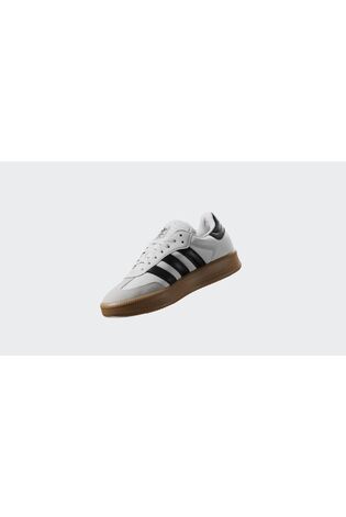 adidas Originals Pearl White XLG Samba Trainers - Image 2 of 12