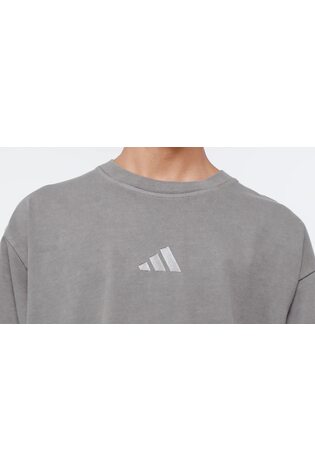 Preto - Camiseta adidas All SZN Washed 100% algodão - Imagem 2 de 7