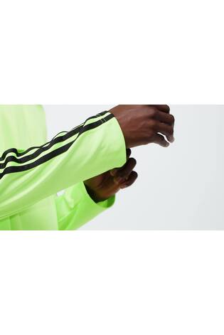 adidas Originals Green Adicolor Jacquard Long Sleeve Jersey - Image 2 of 6