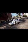 adidas White/Black VL Court Trainers - Image 2 of 12