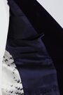 MOSS Skinny Fit Blue Velvet Dress Suit: Jacket - Image 2 of 4