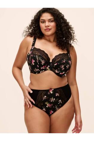 Elomi Black Lucie High Leg Briefs - Image 2 of 7