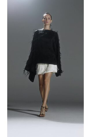 Reiss feather skirt discount