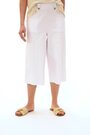Roman White Wide Hem Cropped Trousers - Image 2 of 5