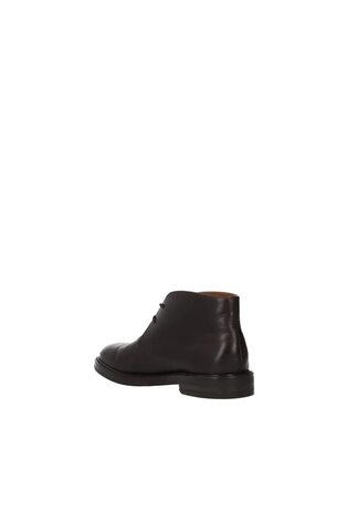 Leather Lace-up Chukka Boots in Dark Brown - Image 2 of 7