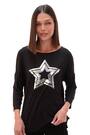 Roman Embelished Sequin Star Stretch Top - Imagen 2 de 6