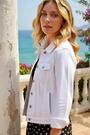 Roman White Classic Cotton Denim Jacket - Image 2 of 6