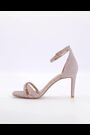 Dune London Natural Madrina Cross Vamp Heeled Sandals - Image 2 of 6
