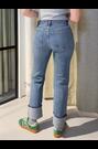 Gap Light Blue Cuffed High Waisted 90s Straight Jeans - Image 2 of 9