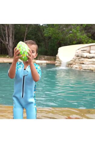 Splash About Crocodile Swamp Blue Shorty Wetsuit - Image 2 of 6