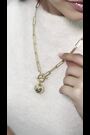 Aela Gold Tone Celestial Ball Necklace - Image 2 of 4
