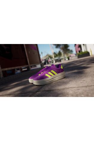 adidas Pink VL Court Bold Shoes - Image 2 of 18 adidas Pink VL Court Bold Shoes - Image 2 of 18