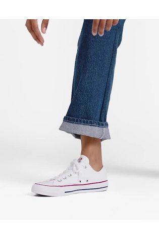 Converse white all star oxford trainers shop