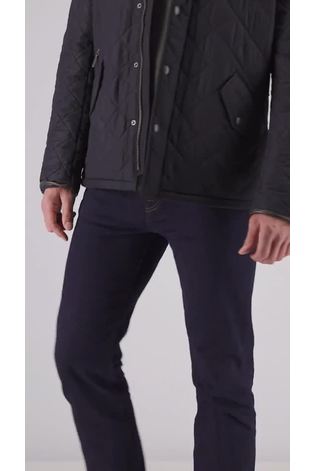 Barbour® Navy Powell Quilted Jacket