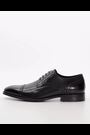 Dune London Black Salone Laser Toe Cap Gibson Shoes - Image 2 of 6